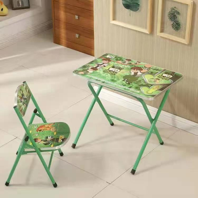 table-d'étude-et-chaise-pour-enfants-motifs-benten