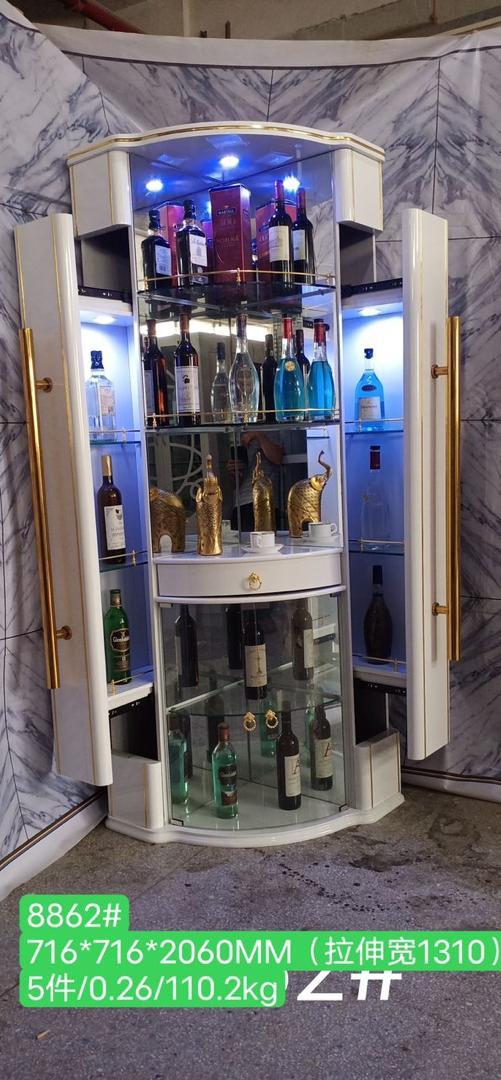 armoire-de-rangement-de-vin,-whisky-et-autre---ar-p3504---taille-de-2m---blanc