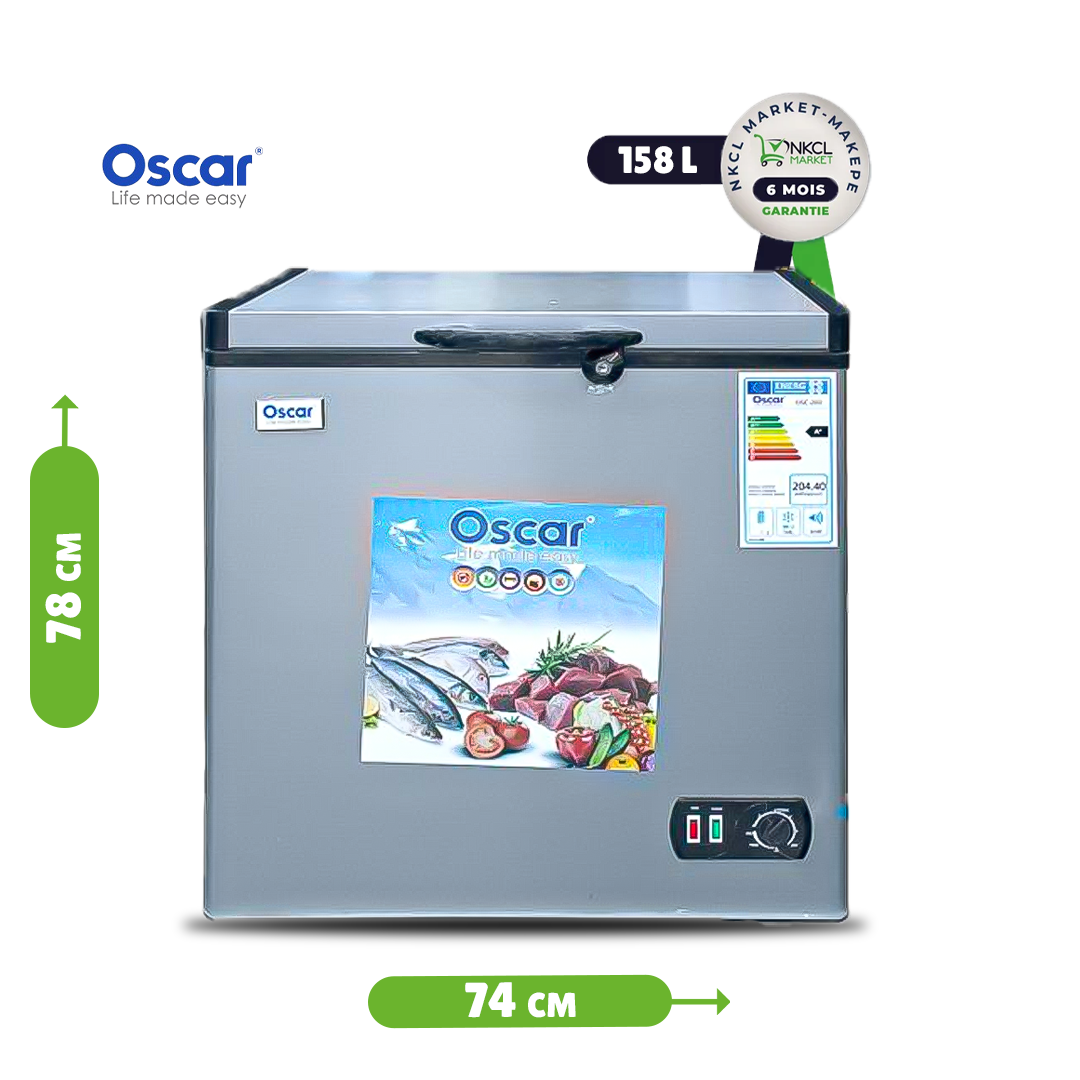 congélateur-coffre---oscar---osc-260---158-litres