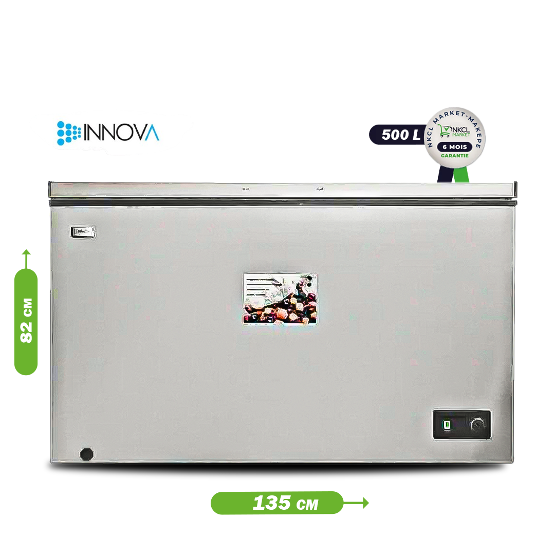 congélateur-coffre-innova---500-litres---in-649/in659---efficacité-énergétique-a+---gris---garantie-6-mois