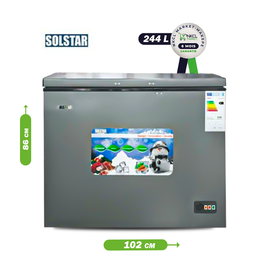 congélateur-coffre---solstar---cf-347k---244-l---gris---6-mois-de-garantie