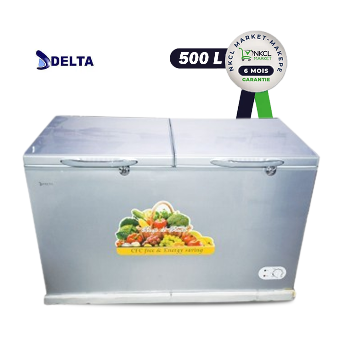 delta-dfw-500-–-congélateur-coffre-–-capacité-500l–-gris-argent--6-mois-garantie