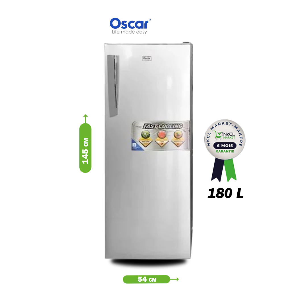 congélateur-vertical---oscar--cf-220---180l-silver---garantie-6-mois
