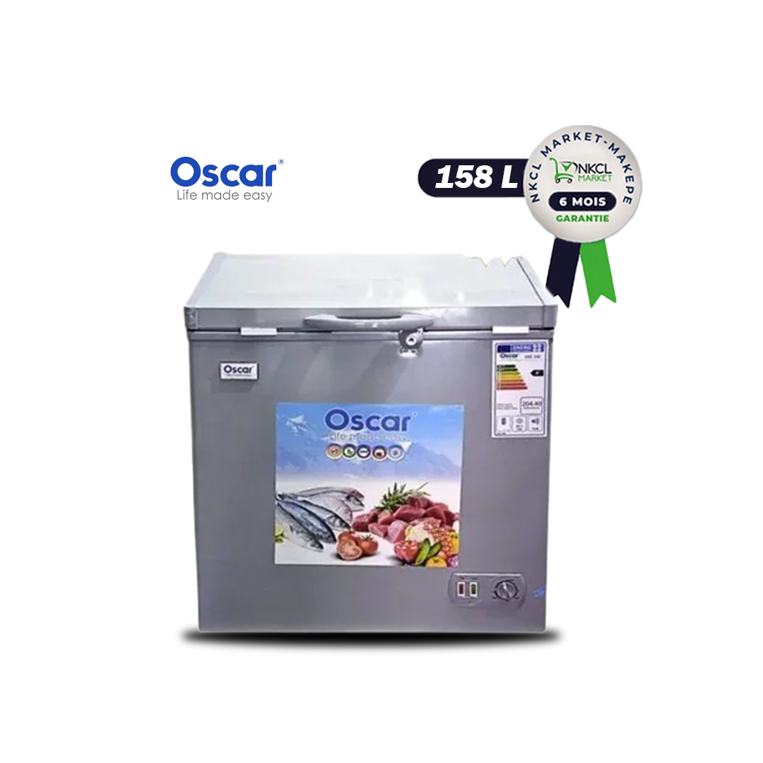 congélateur-coffre---oscar--osc-260---158-litres--silver---06-mois