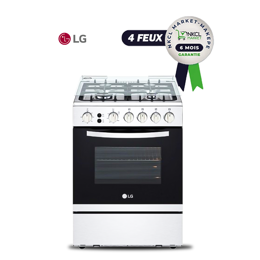 cuisinière-à-gaz-4-feux-60x60cm---fa-21-rma---sécurité-totale---système-de-chauffage-combiné---rôtissoire---gris---12-mois