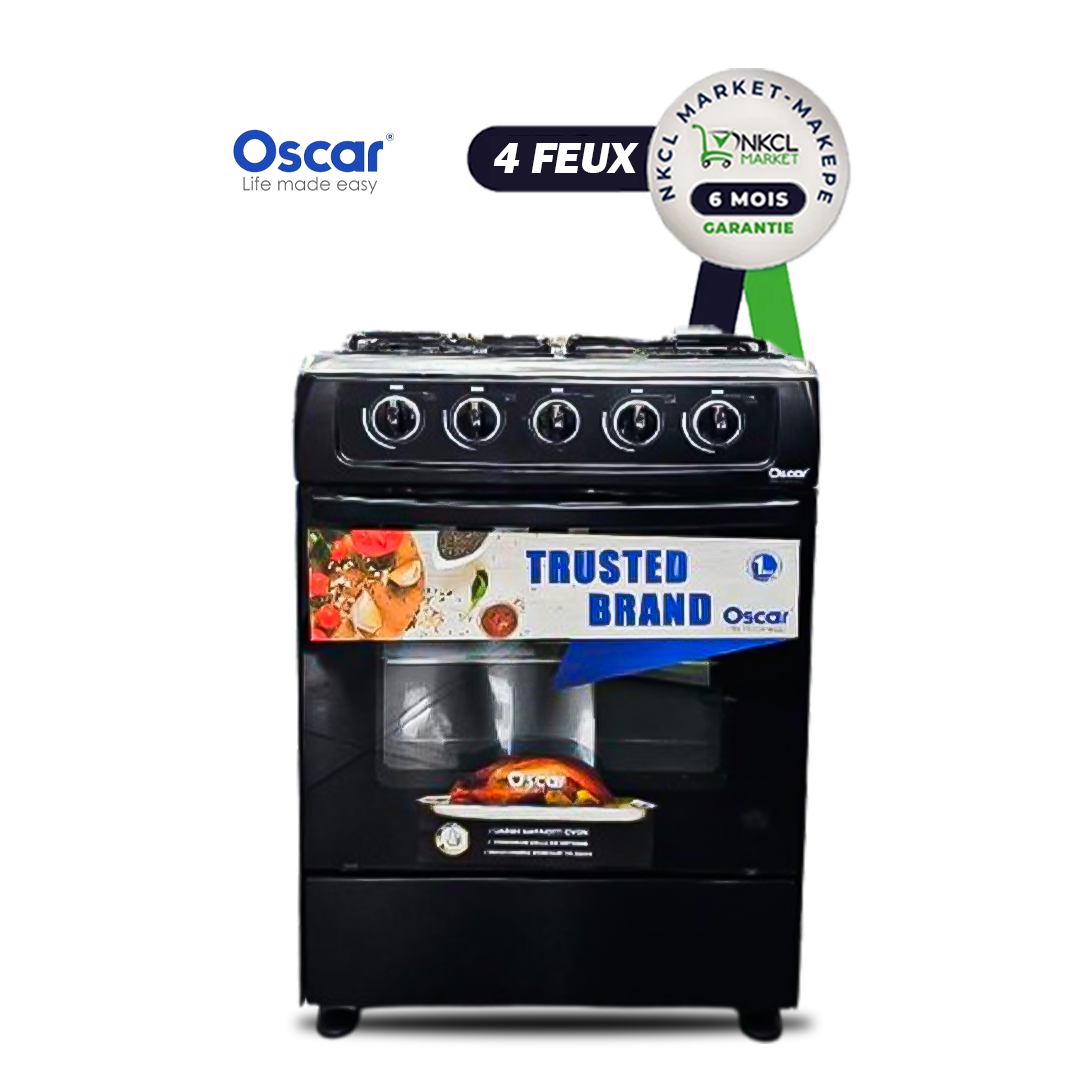 cuisinière-à-gaz-oscar-50-x-60-automatique---04-foyers---ocs-c50b-garantie-6mois