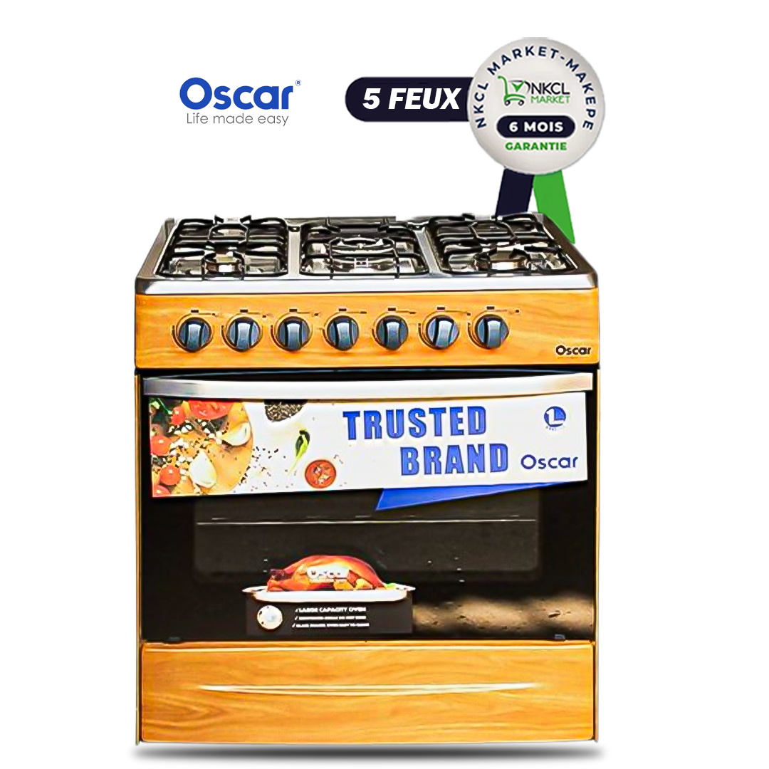 cuisinière-oscar-5-feux---60-×-76cm---bois---6-mois-garantie