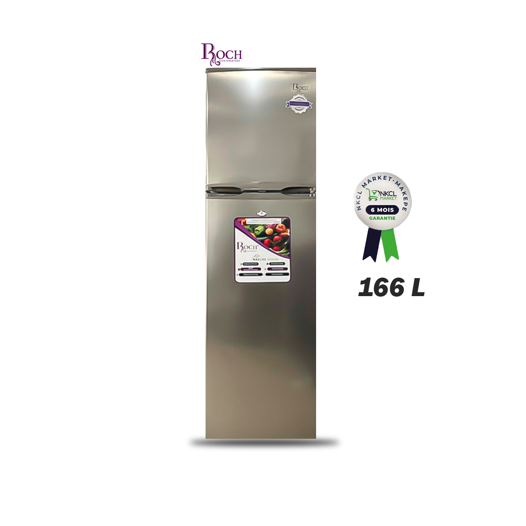 réfrigérateur-roch---rfr---190t-b---166l---gris---06-mois-de-garantie