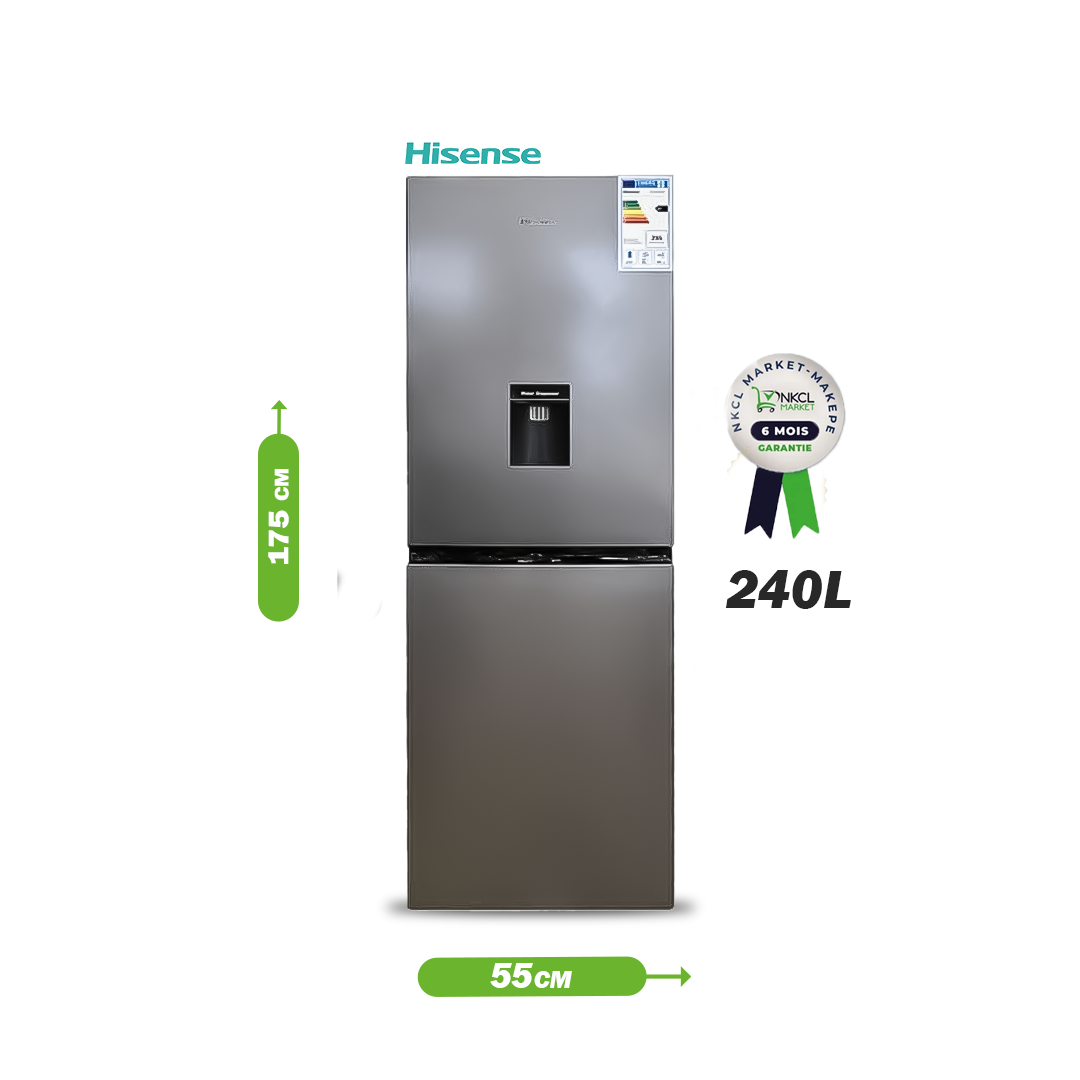 réfrigérateur-combiné-hisense-rd-34-240-litres----gris-6-mois-garantie