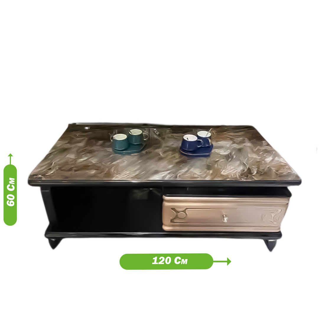 meuble-tv-marron-vitrée-importer-assembler-de-fer-doser-d'or-marron