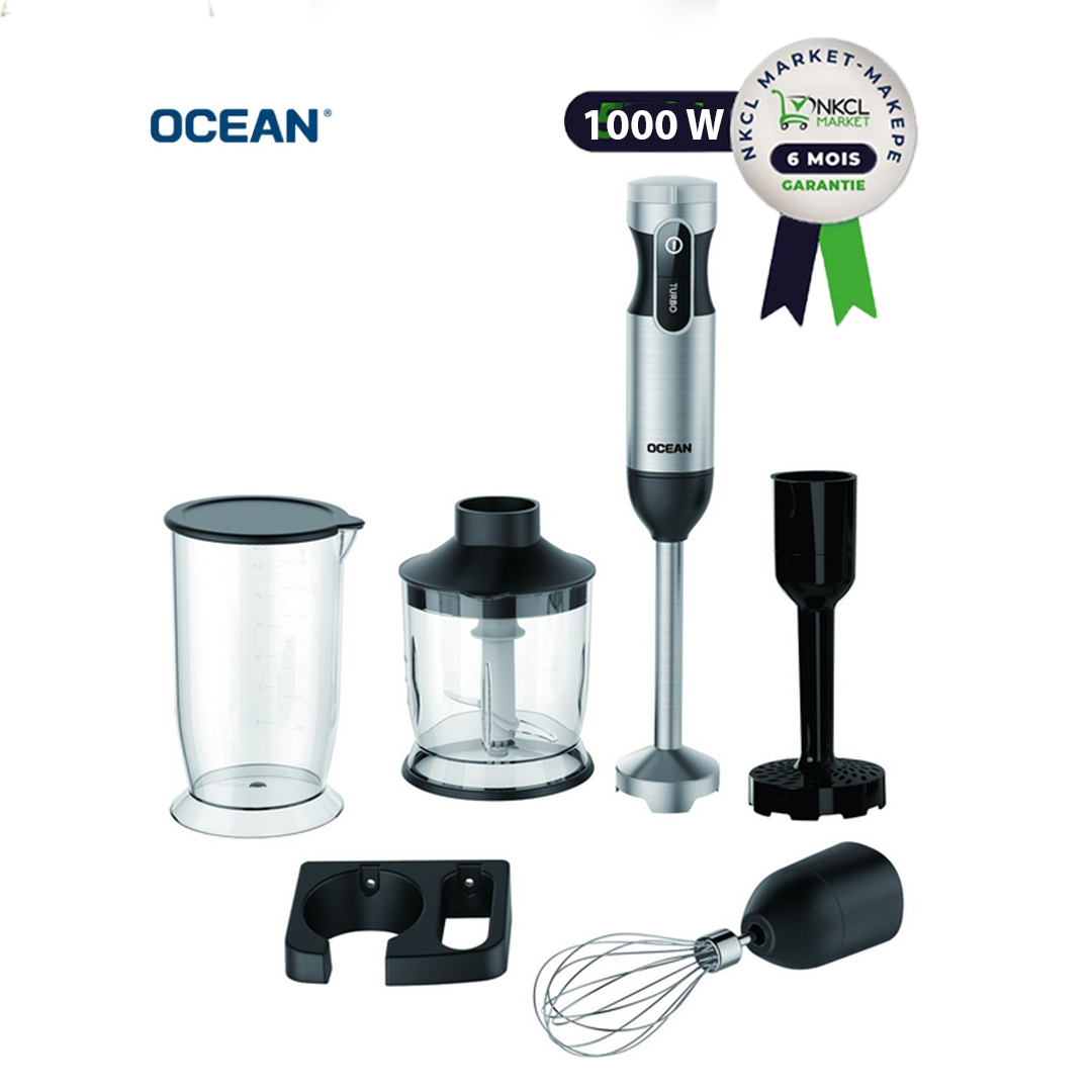 mixeur-plongeant-ocean-"ochb1005"-1000w-+03-mois-de-garantie