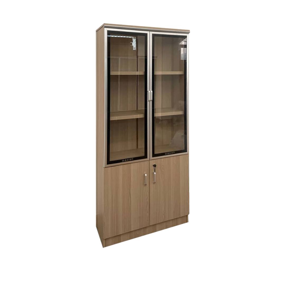 armoire-de-rangement-en-bois-avec-2-portes-vitrées-pour-bureau-ou-salon