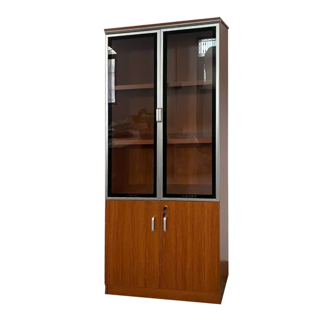armoire-de-rangement-en-bois-avec-2-portes-vitrées-pour-bureau-ou-salon