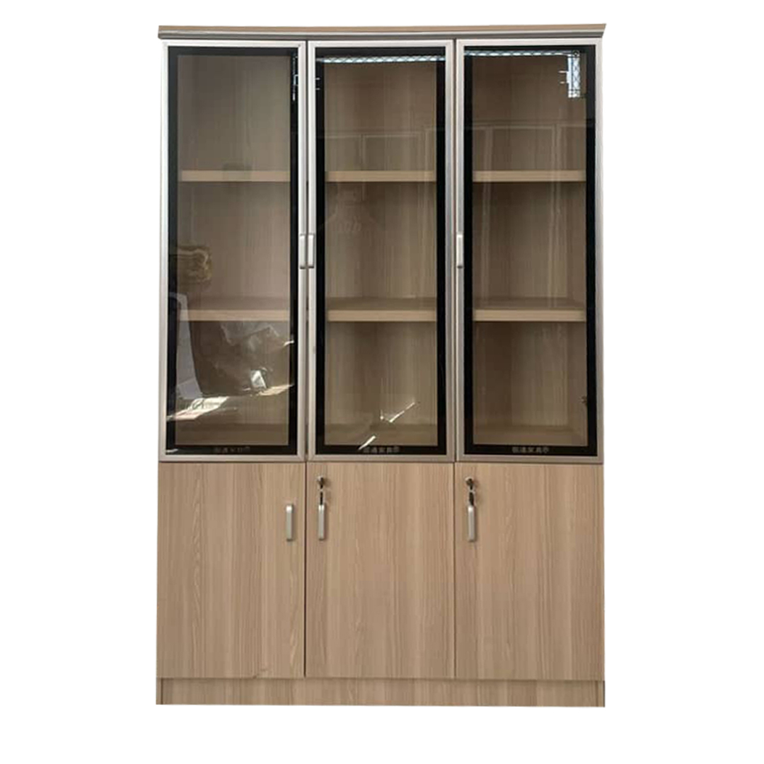 grande-armoire-de-rangement-en-bois-avec-3-portes-vitrées-pour-bureau-ou-salon