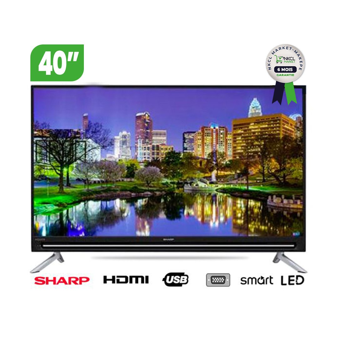 tv-smart-sharp-40-pouces---lc-40sa5500x---full-hd---80-watts---garantie-6-mois
