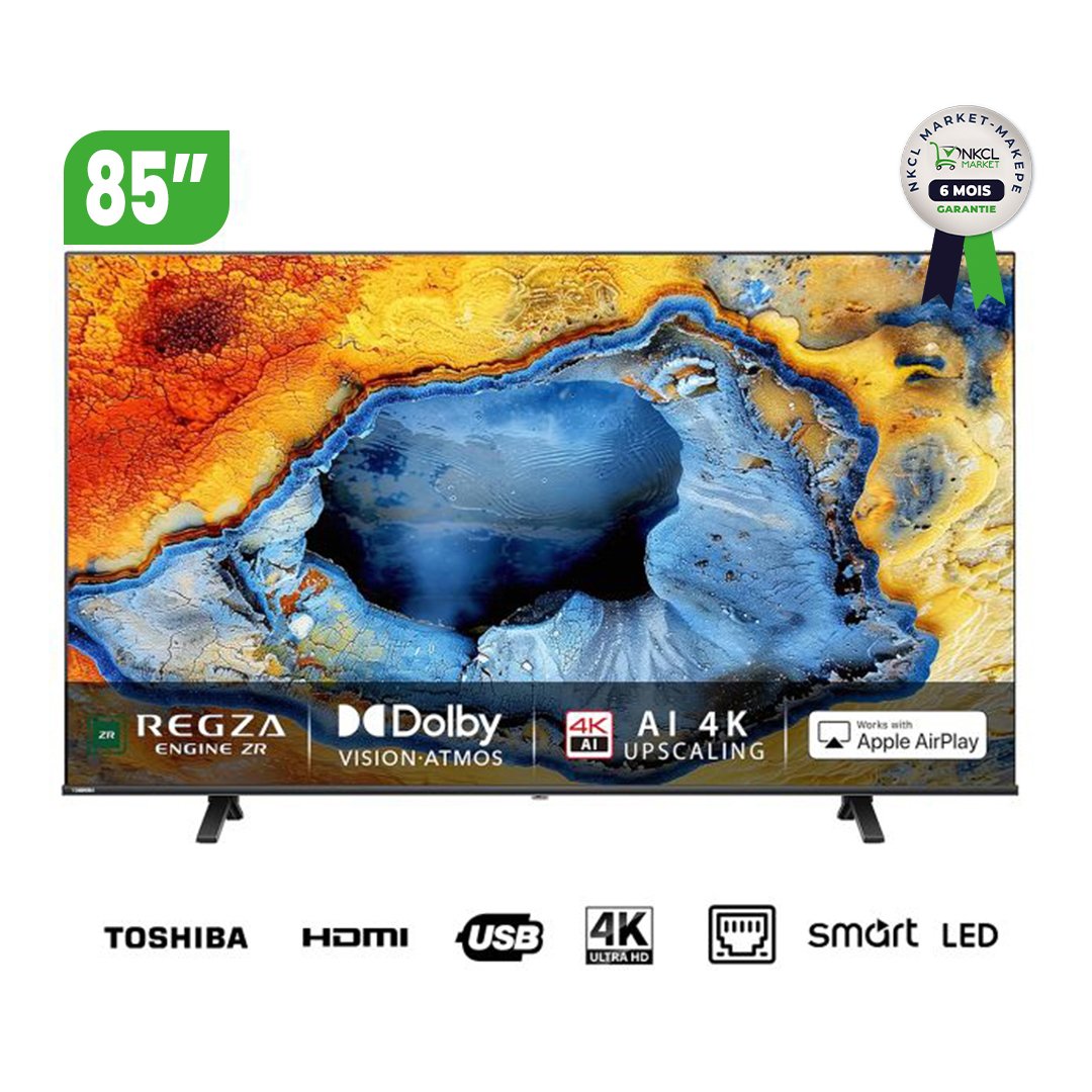 smart-tv-–-toshiba-–-85c350n-–-85-pouces---4k-ultra-hd---google-tv---dolby-atmos---couleur-naturelle---faible-latence---ultimate-motion---regza-engine-zr---garantie-12-mois