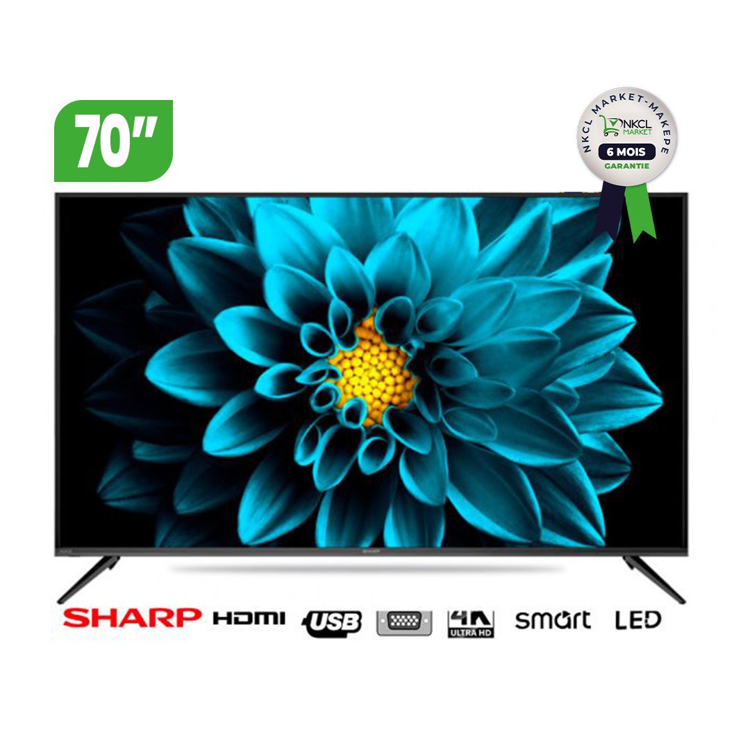 tv-smart-android---sharp---70-pouces---4t-c70dk1x---4k-hdr-led---avec-google-assistant---garantie-6-mois