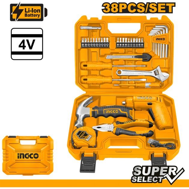 ensemble-d'outils-ingco-hkthp10381---set-de-38-pièces