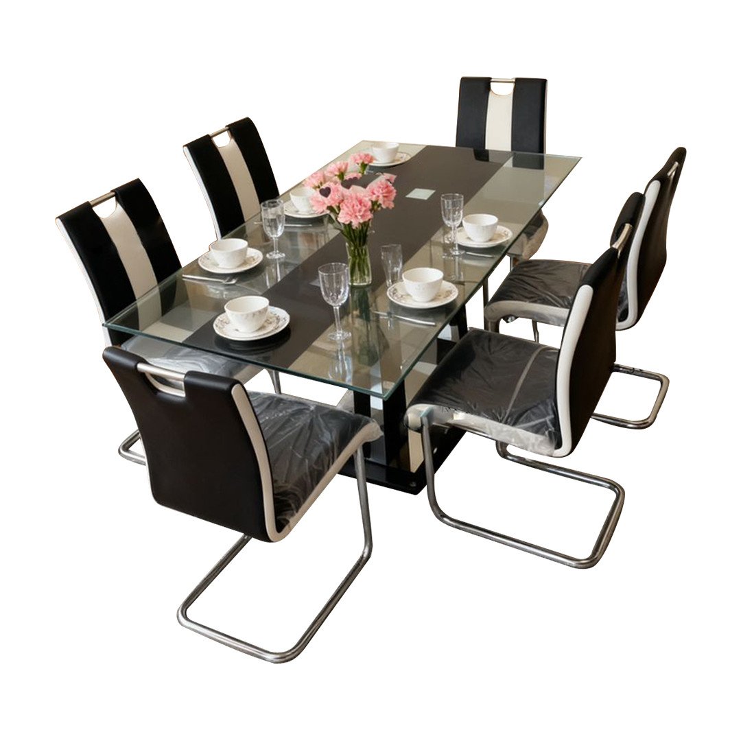 ensemble-table-à-manger-moderne-–-6-places-(verre-&-noir/blanc)-6953f813ed8b5