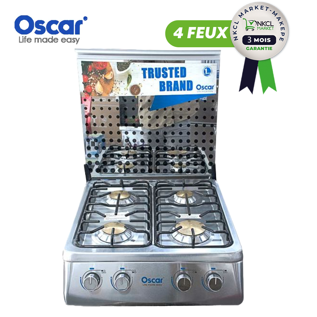 plaque-à-gaz-20-pouces-oscar-osc-501tsg-–-4-foyers-–-inox-–-avec-couvercle---allumage-automatique-–-garantie-6-mois-695d315f59358