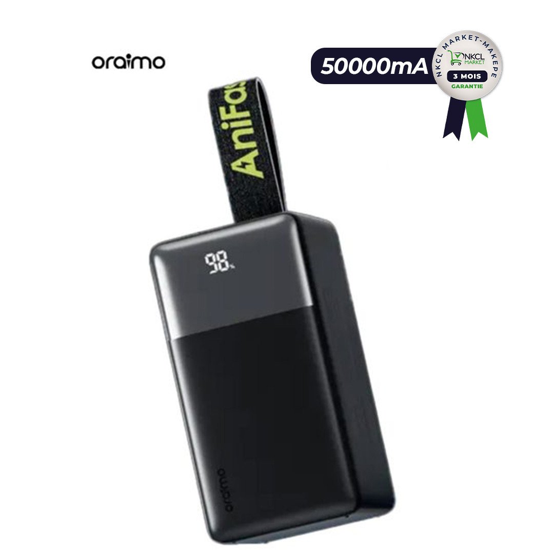 power-bank-oraimo-50 000mah-–-anifast,-écran-digital-&-garantie-3-mois-6967b1516923e