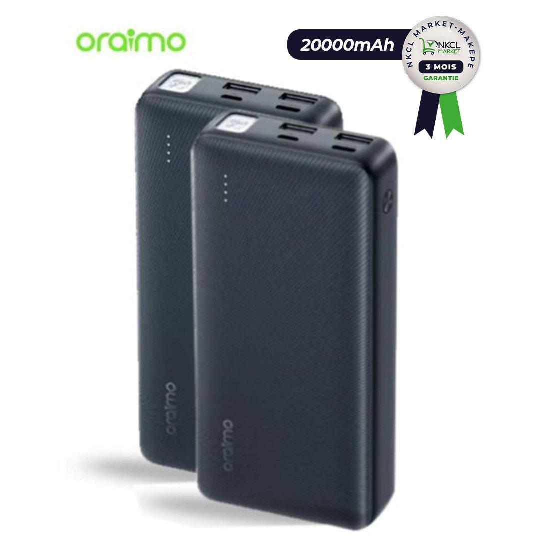 pack-de-02-powerbanks-20000mah-oraimo---traveler-12-opb-1201---12-watts---02-ports-type-c---02-ports-type-a---garantie-3-mois-696a4b0172044